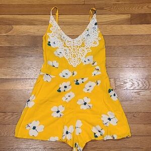 Target- Yellow Floral Romper